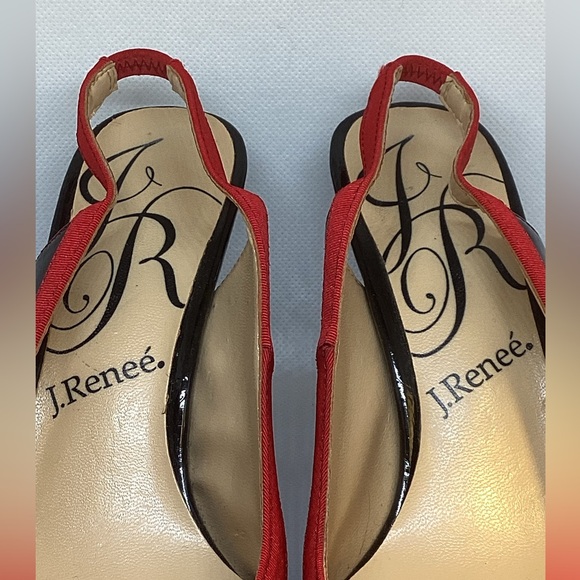 J.RENEE RED AND BLACK HEELS - Picture 2 of 12